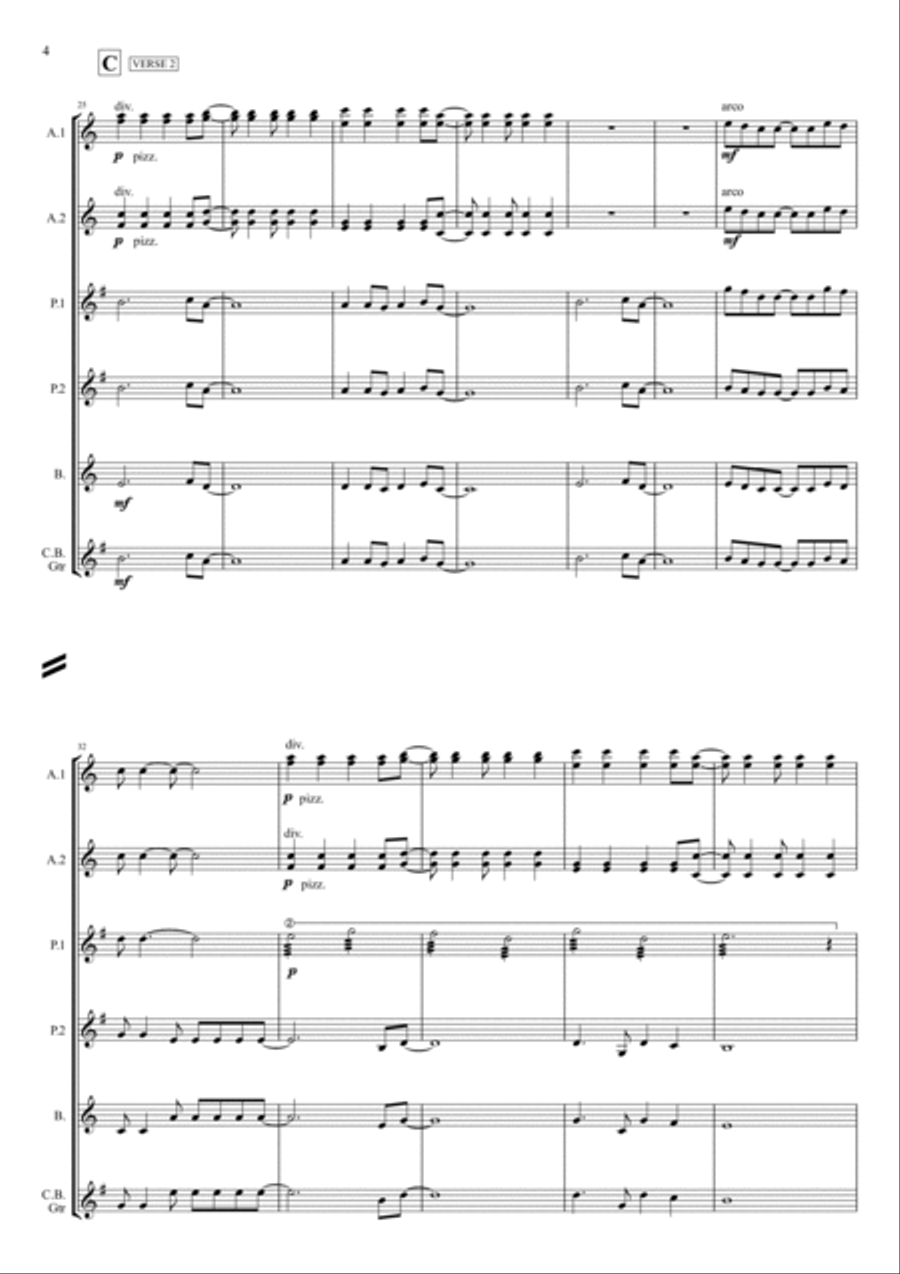 Viva La Vida Viva La Vida Electric Guitar scores gallery preview page 4