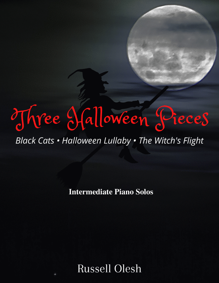 Three Halloween Pieces Piano Solo scores gallery preview page 1