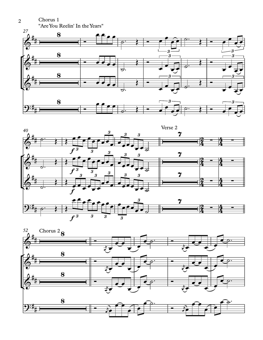 Reeling In The Years Small Ensemble scores gallery preview page 2