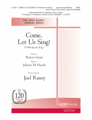 Book cover for Come, Let Us Sing!