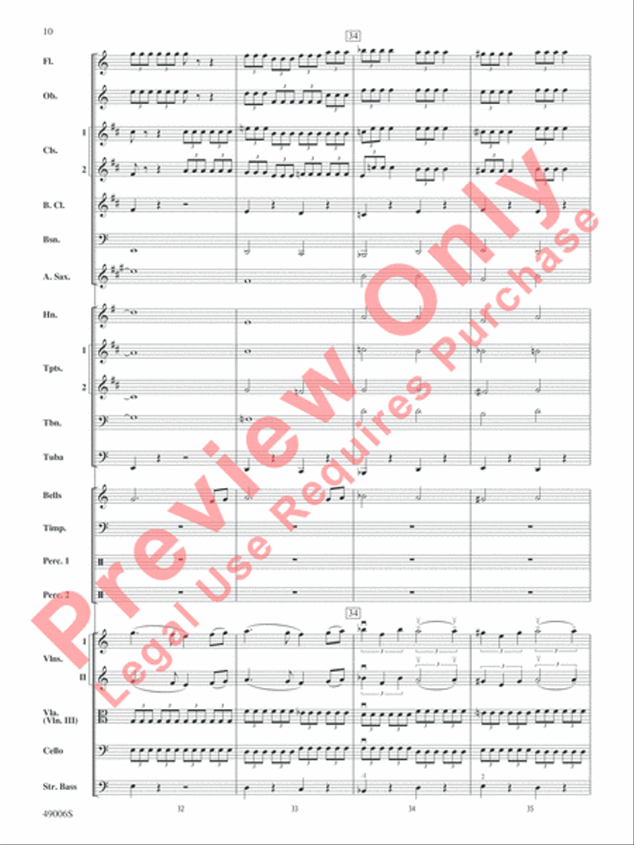 Swan Lake Full Orchestra scores gallery preview page 11