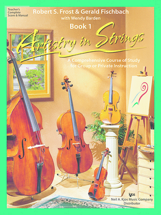 Book cover for Artistry in Strings, Book 1 - Score