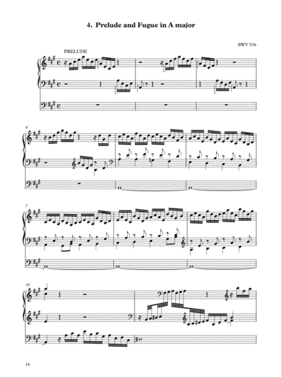 Oxford Bach Books for Organ: Manuals and Pedals, Book 3 Organ scores gallery preview page 4