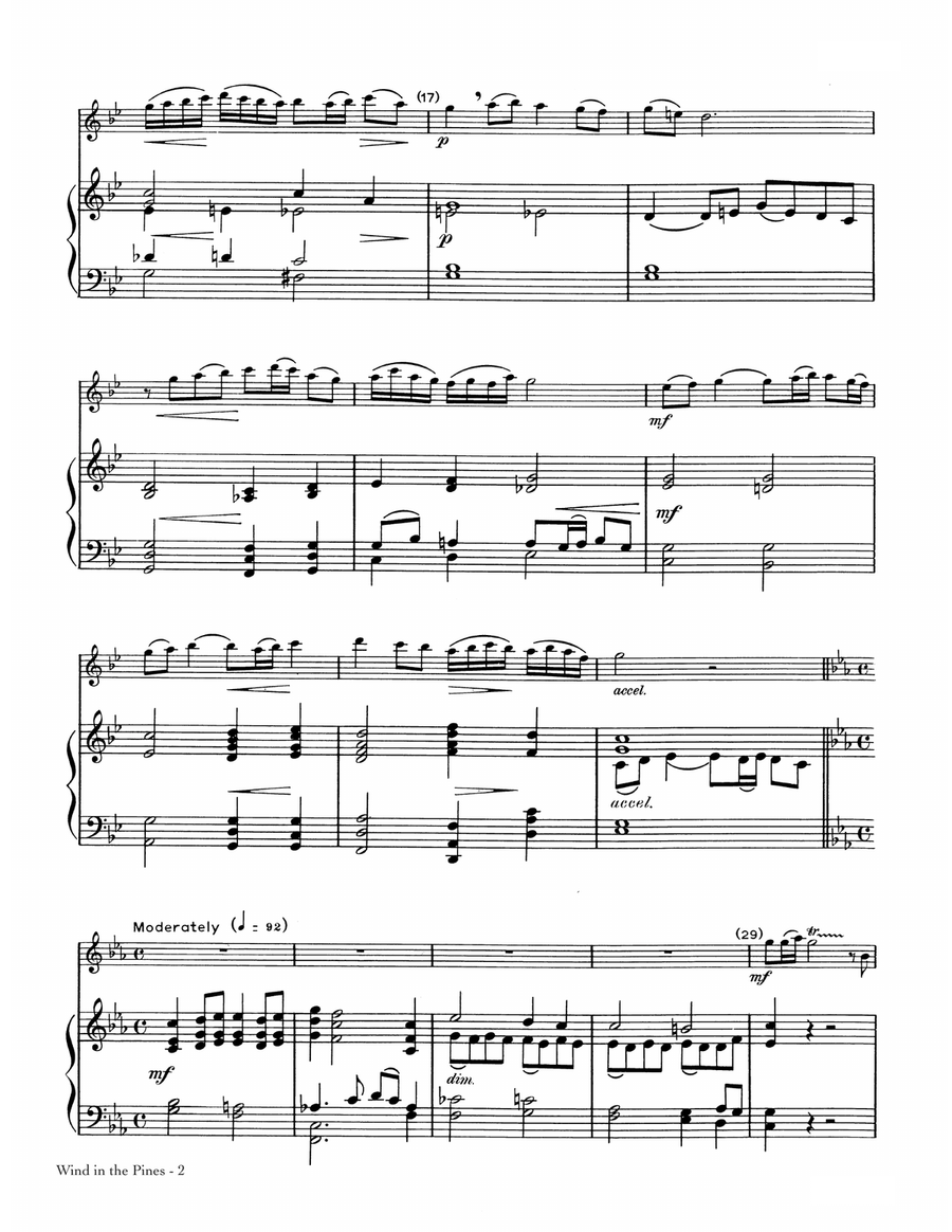 Wind In The Pines Wind In The Pines Flute Solo scores gallery preview page 2