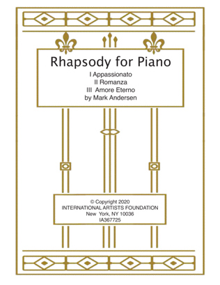 Rhapsody for Piano in Three Movements