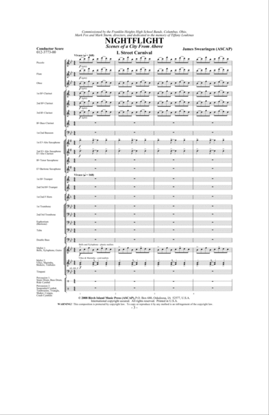 Nightflight Concert Band scores gallery preview page 2