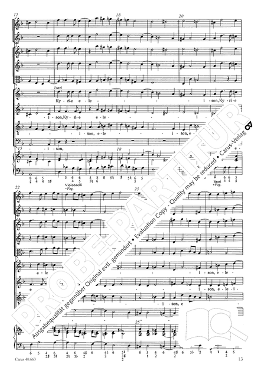 Mass in D minor (Missa in d) ATB scores gallery preview page 29
