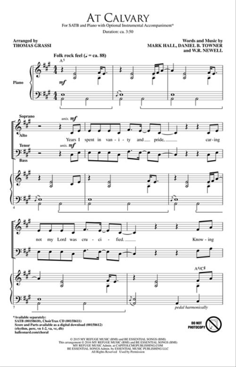 At Calvary Choir scores gallery preview page 2