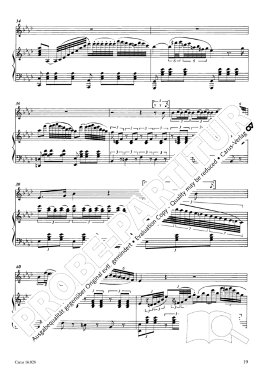 Sonata for English Horn English Horn scores gallery preview page 20