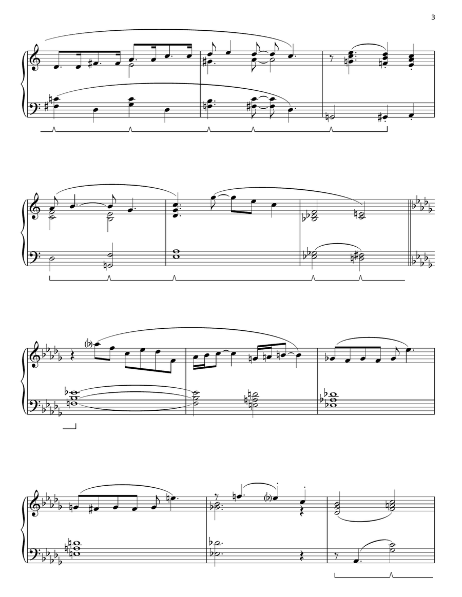 You Made Me Love You (I Didn't Want To Do It) Piano Solo scores gallery preview page 3