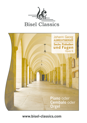 Book cover for Sechs Praludien und Fugen, Opus 6