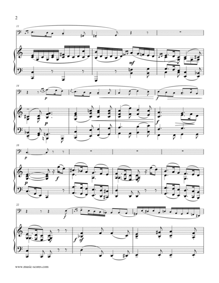 Cimarosa Siciliana - 3rd movement from Oboe Concerto - Cello and Piano image number null
