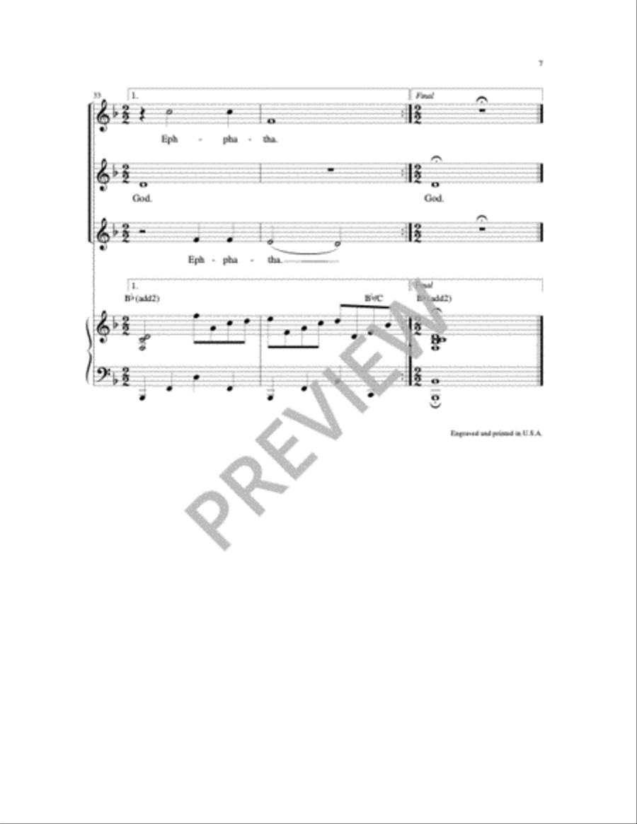 Ephphatha 4-Part scores gallery preview page 2