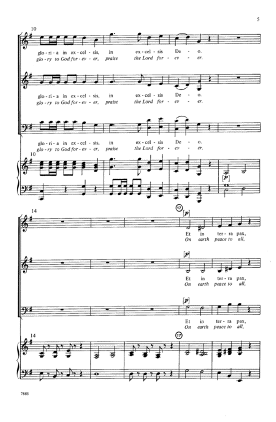 Gloria (from Heiligmesse) Choir scores gallery preview page 4