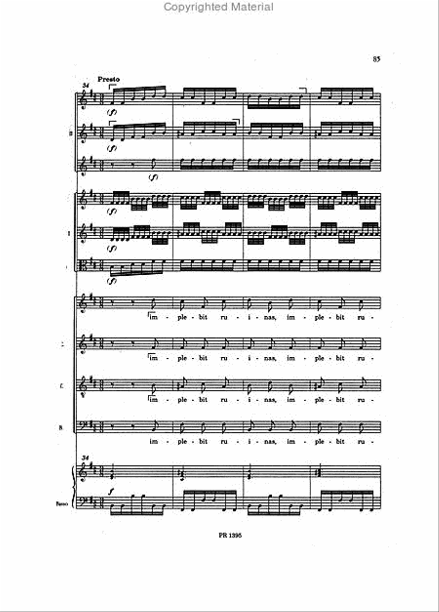 Dixit Dominus (Psalm 109), RV 807 Choir scores gallery preview page 5