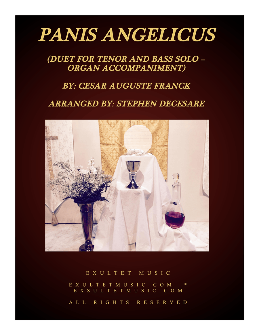Panis Angelicus (Duet for Tenor and Bass Solo - Organ Accompaniment) Panis Angelicus (Duet for Tenor and Bass Solo - Organ Accompaniment) Bass Voice scores gallery preview page 1