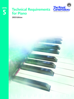 Book cover for Technical Requirements for Piano Level 5