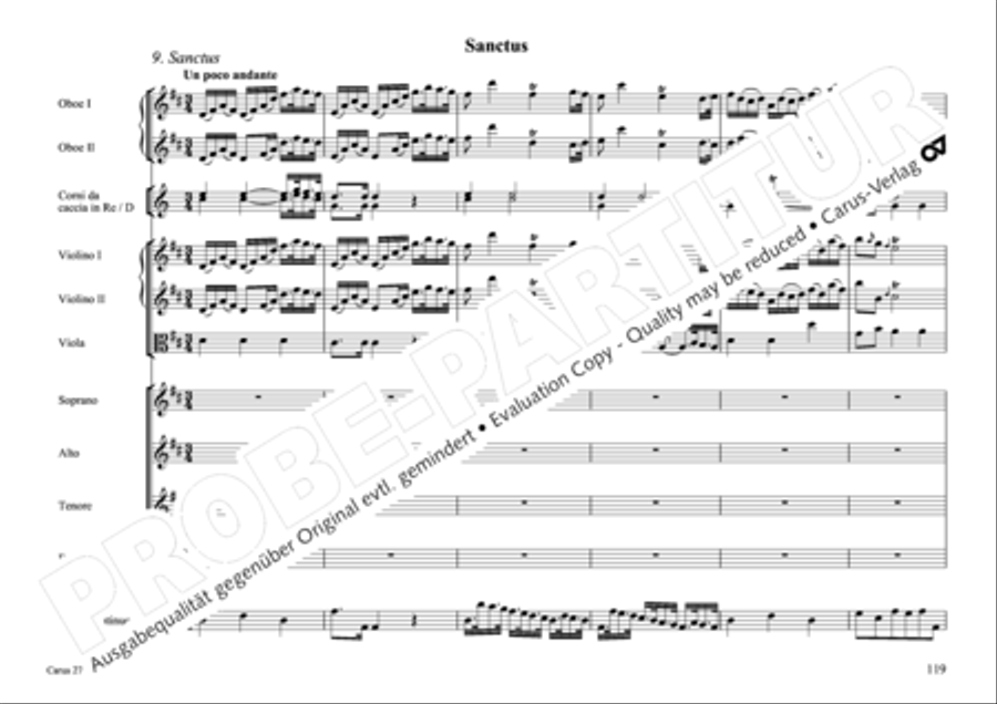 Messa per il Santissimo Natale 4-Part scores gallery preview page 110