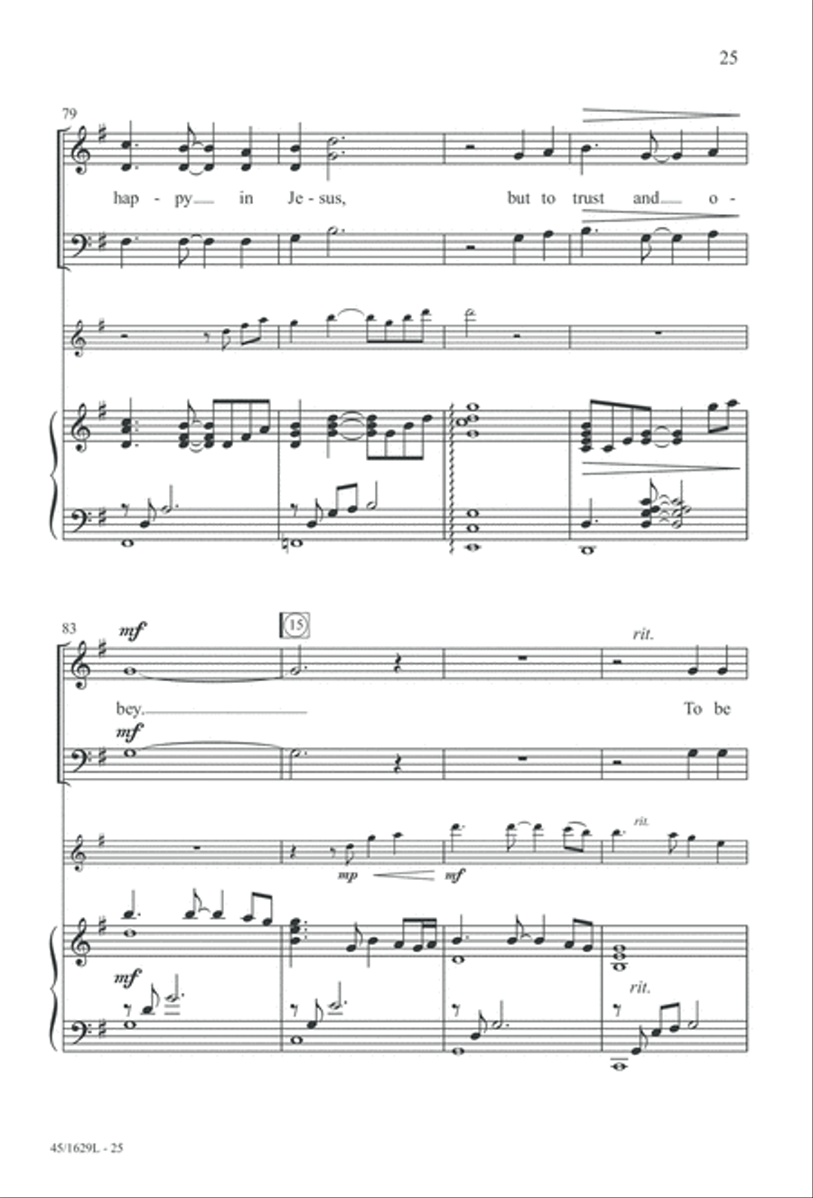 Hymns We Love to Sing, Vol. 2 3-Part scores gallery preview page 25