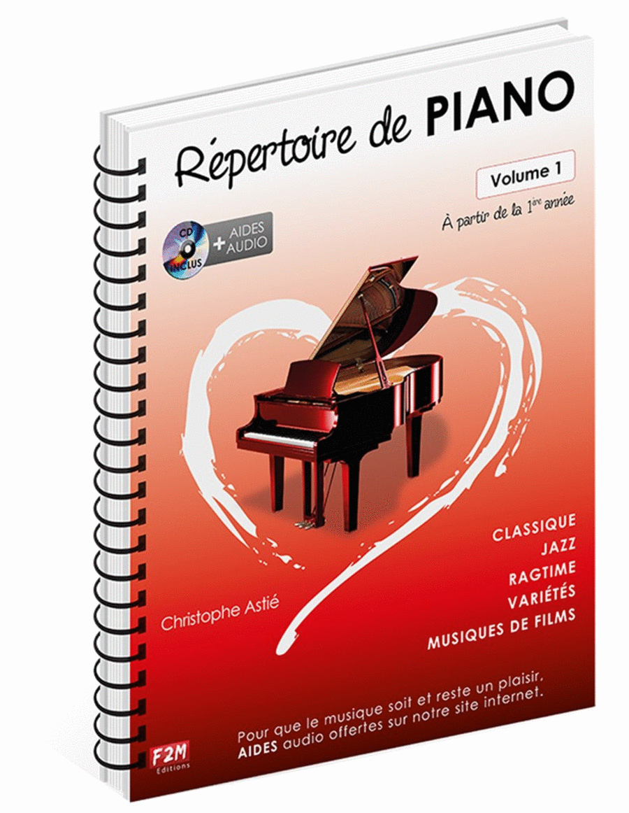 Répertoire de Piano... Vol 1 Piano Solo scores gallery preview page 1