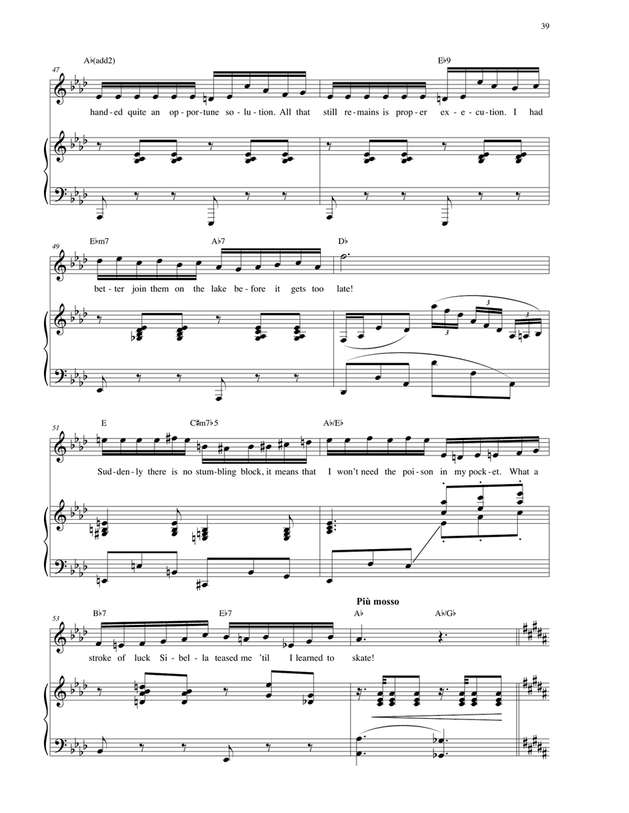 Poison In My Pocket Poison In My Pocket Piano, Vocal scores gallery preview page 6