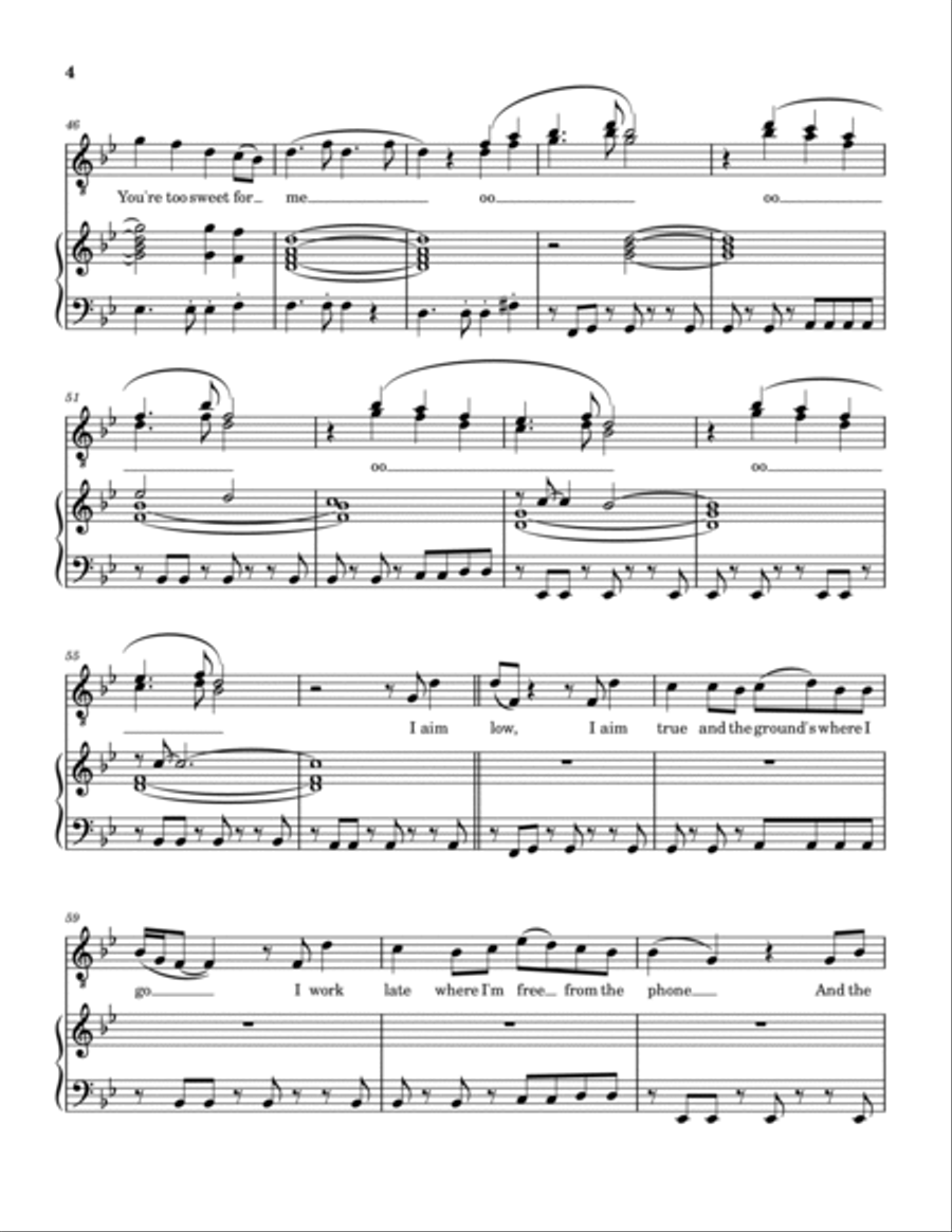 Too Sweet Voice scores gallery preview page 4