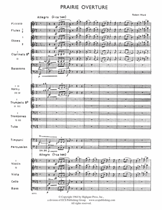 Prairie Overture (Downloadable Additional Orchestral Score)