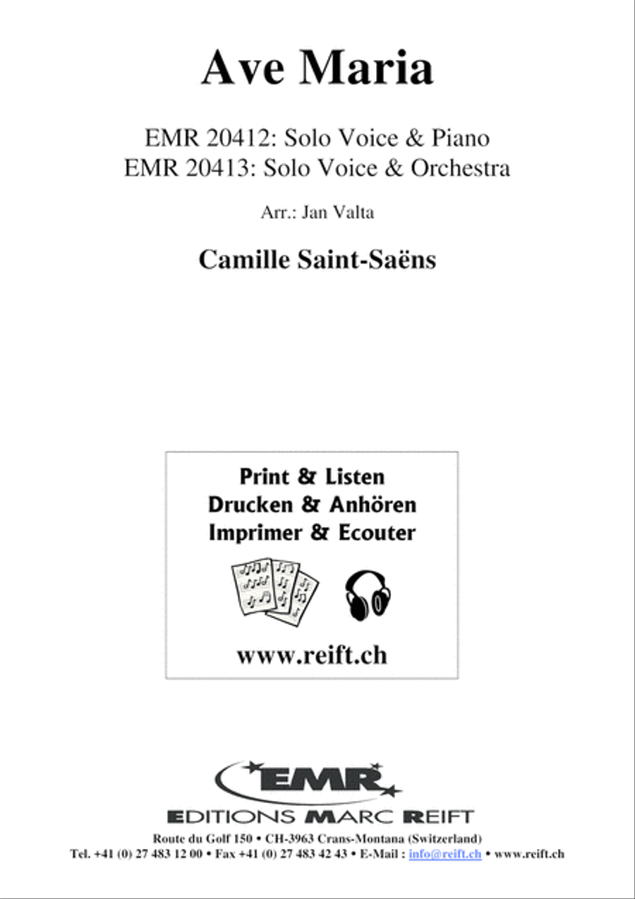Ave Maria Voice scores gallery preview page 2