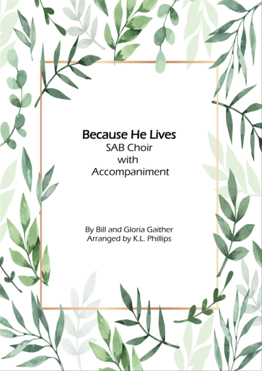 Because He Lives Because He Lives 3-Part scores gallery preview page 1