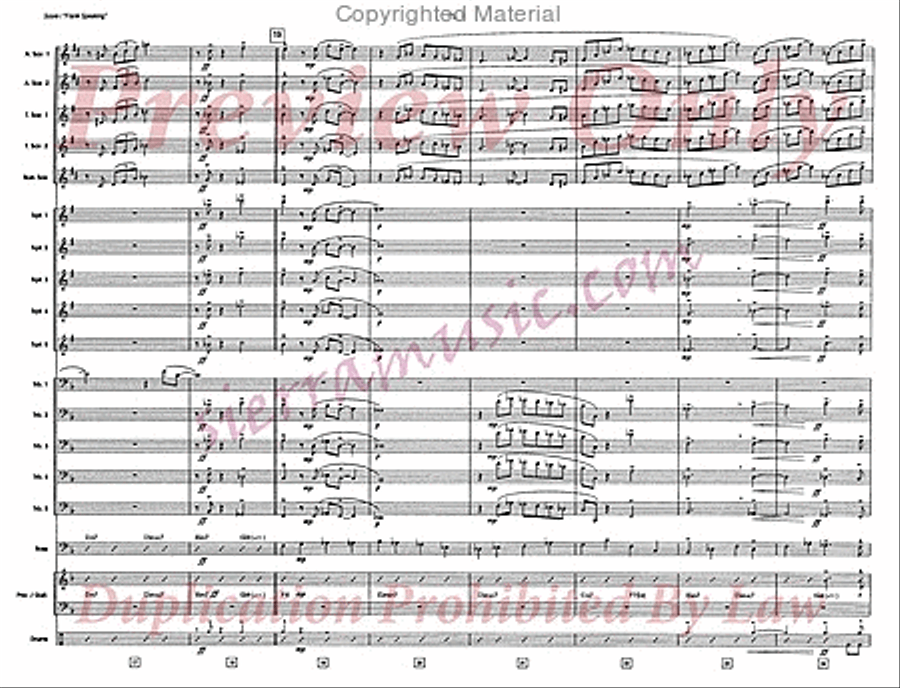 Frank Speaking Frank Speaking Jazz Ensemble scores gallery preview page 4