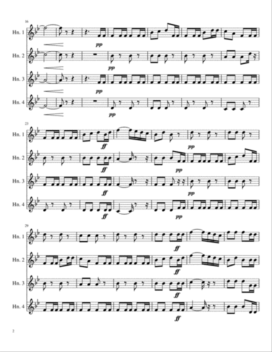 William Tell Overture: Finale Brass Ensemble scores gallery preview page 2