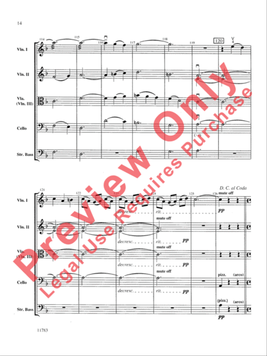 Arlington Sketches String Orchestra scores gallery preview page 15