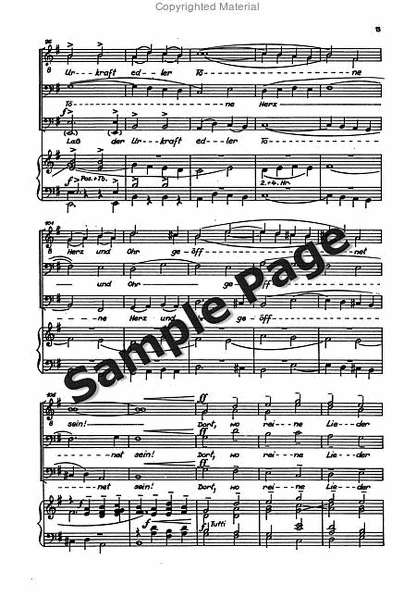 Wandspruch-Kantate op. 29a