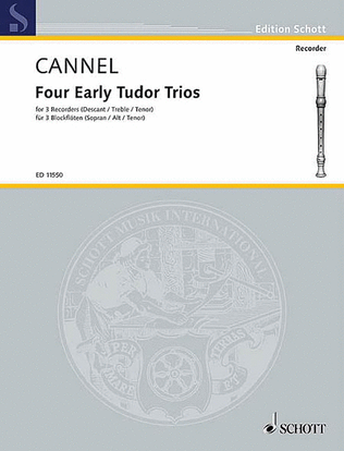 Book cover for Four Early Tudor Trios