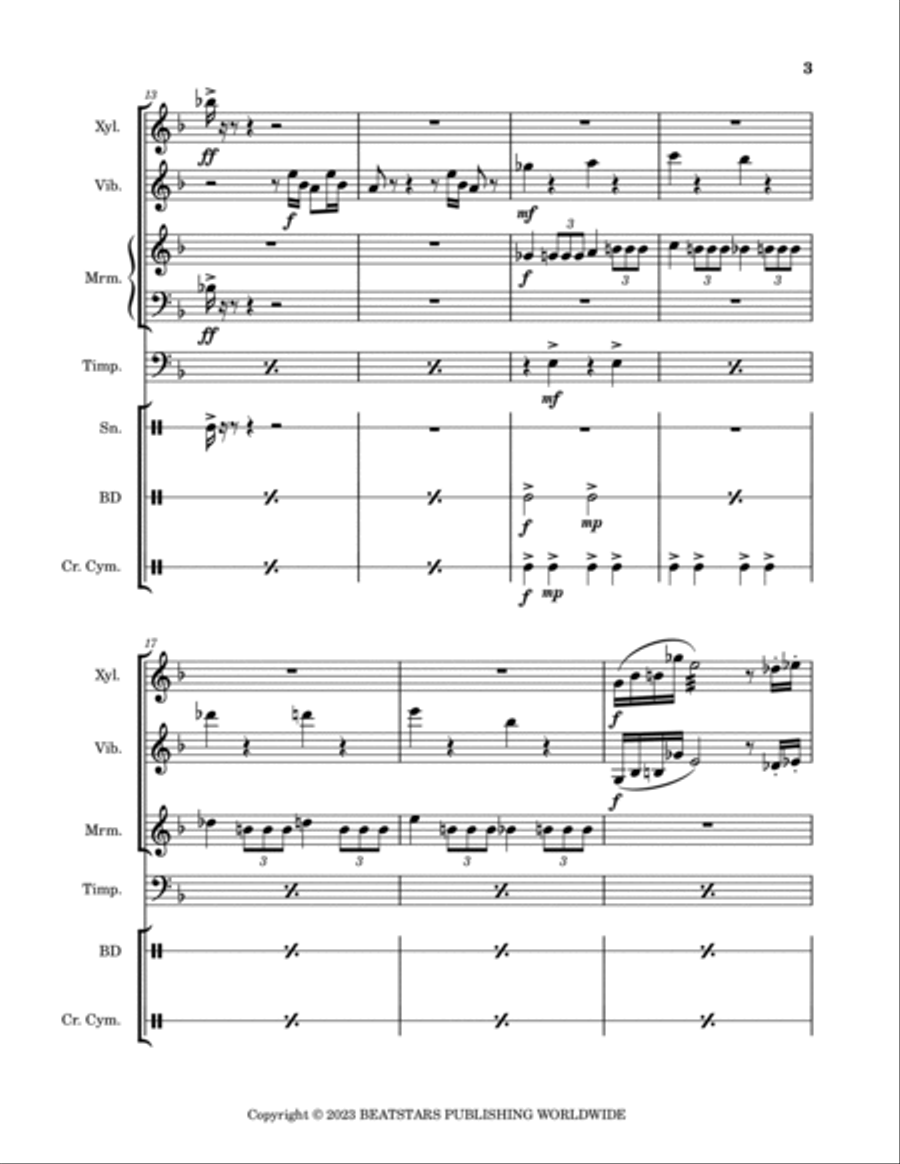 One-Winged Angel School and Community scores gallery preview page 3