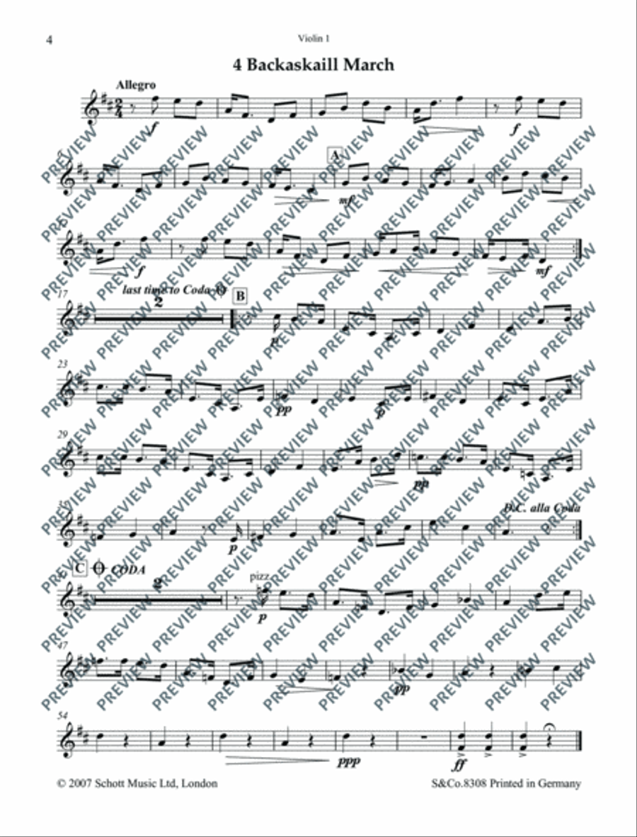 Start Point String Quartet scores gallery preview page 17