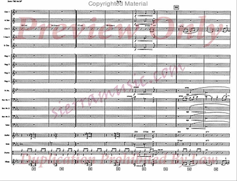 Bill, Not Gil Bill, Not Gil Jazz Ensemble scores gallery preview page 35