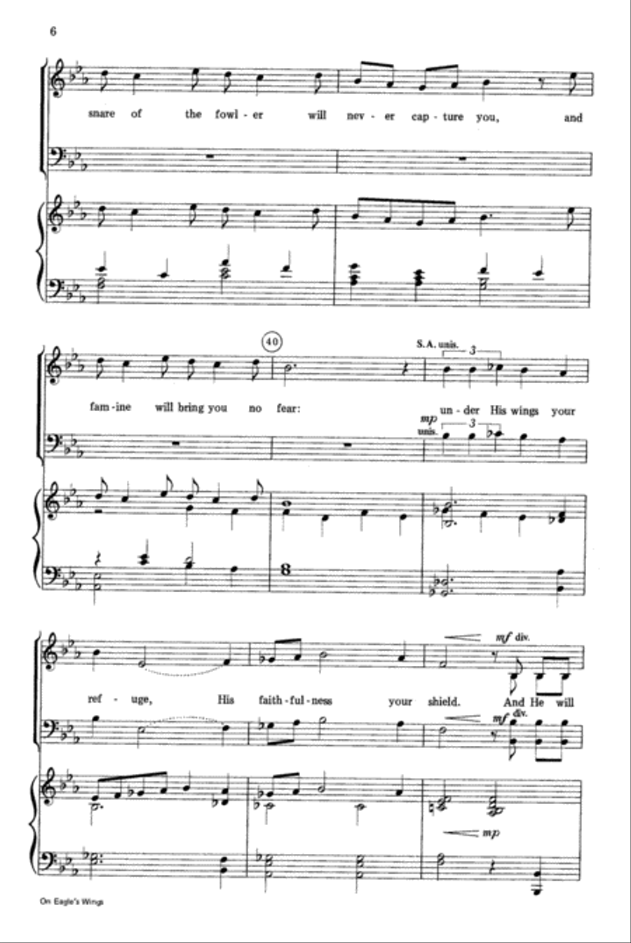 On Eagle's Wings On Eagle's Wings 4-Part scores gallery preview page 7