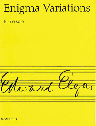 Book cover for Enigma Variations Op. 36