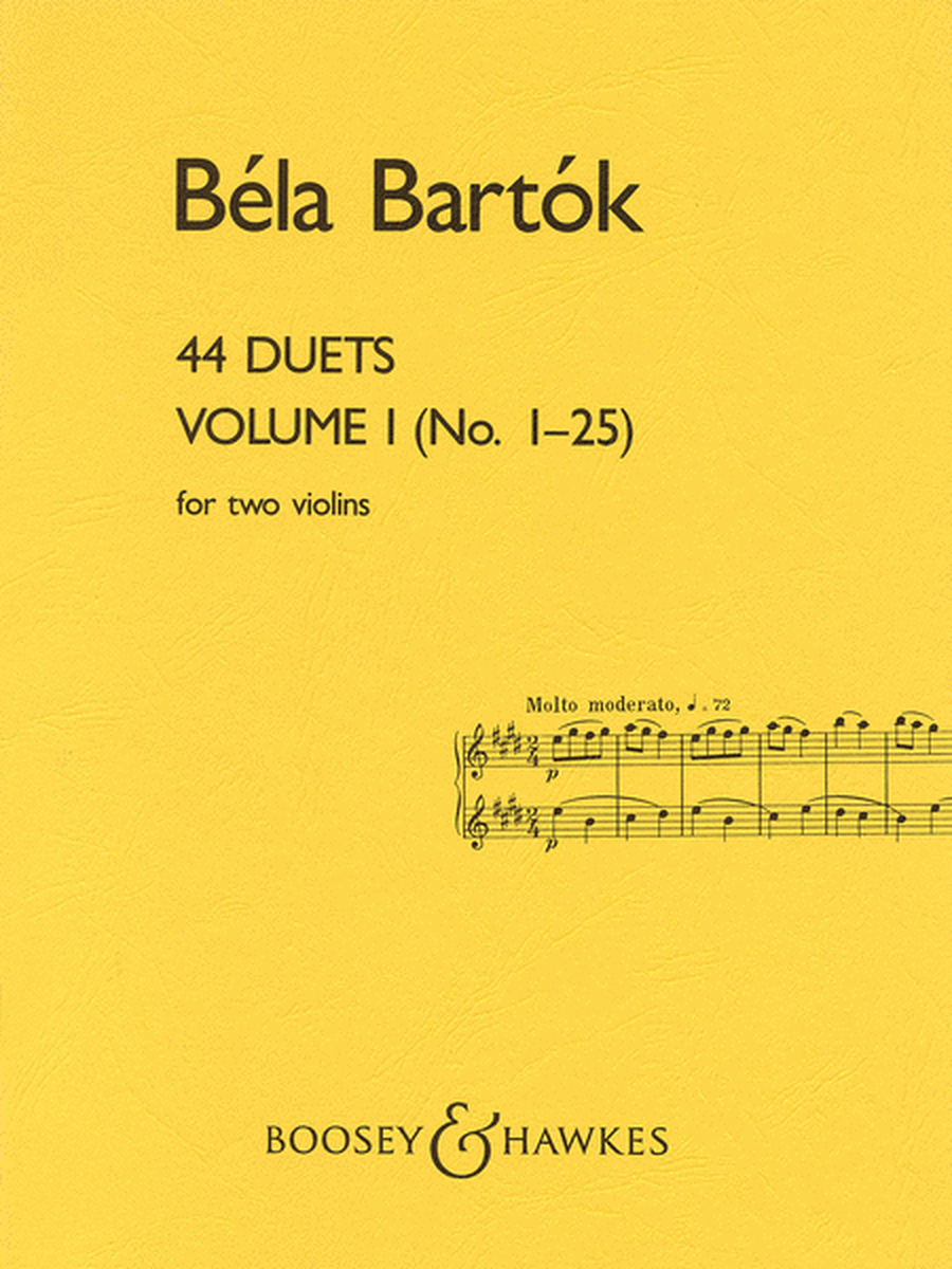 44 Duets - Volume I (No. 1-25)