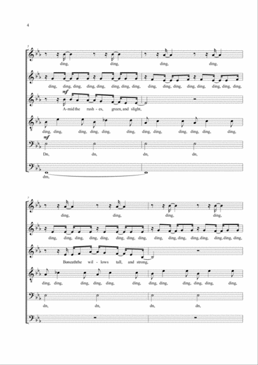Shadows on the Tide Shadows on the Tide SSATBB scores gallery preview page 5
