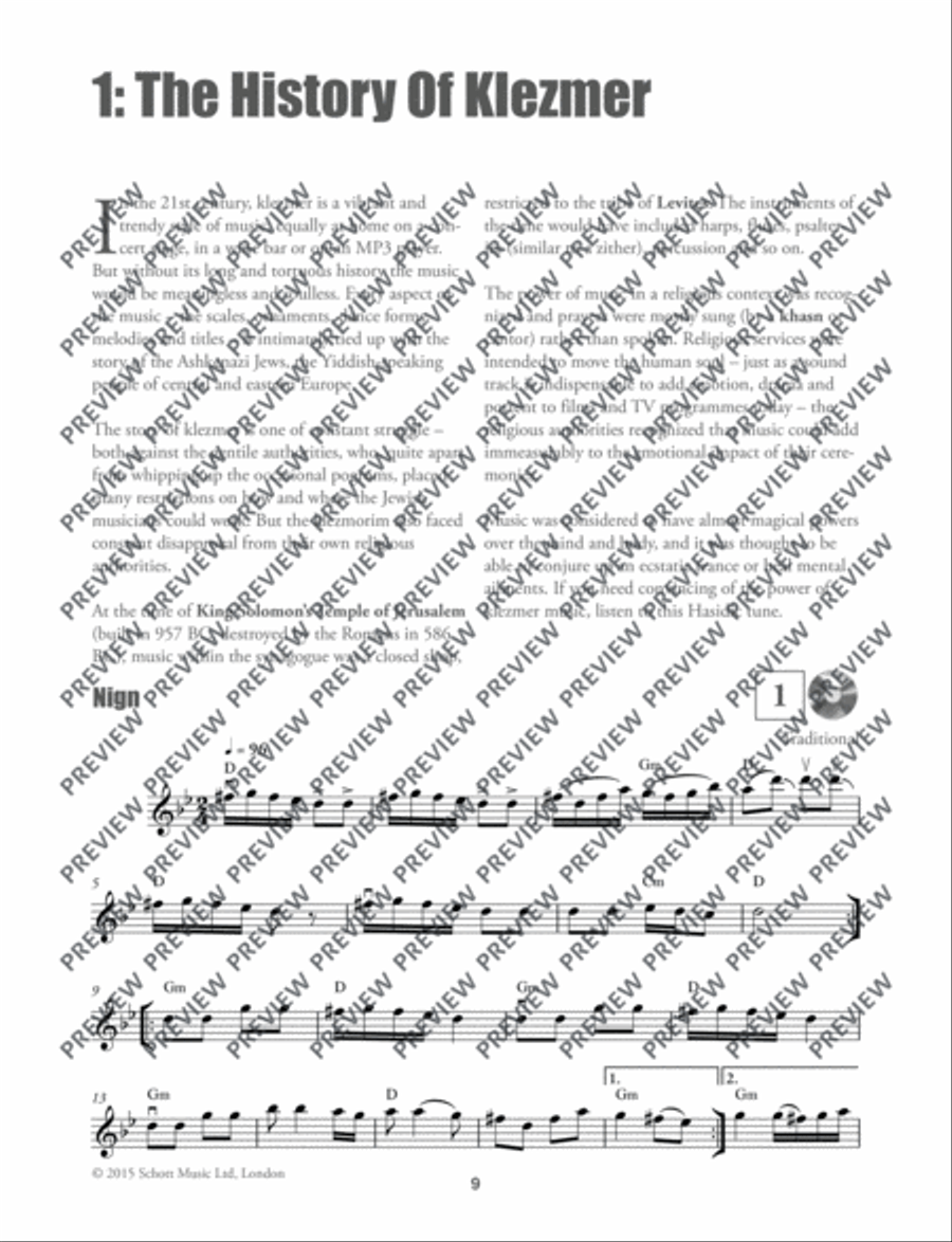 Exploring Klezmer Fiddle Violin scores gallery preview page 10