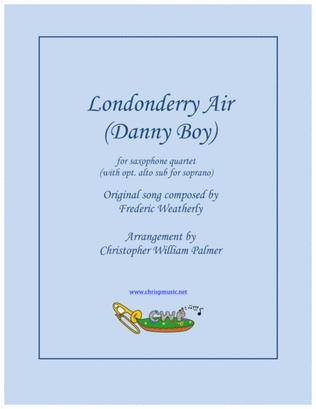 Book cover for Londonderry Air (Danny Boy) - Sax Quartet