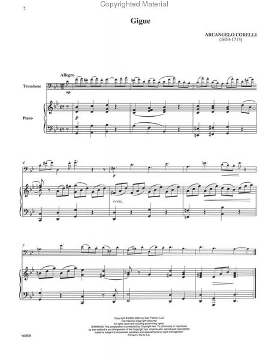 Gigue Piano Accompaniment scores gallery preview page 2