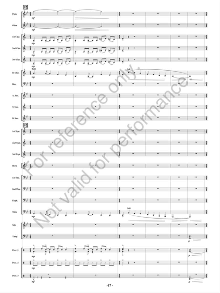 Full Throttle Concert Band scores gallery preview page 16