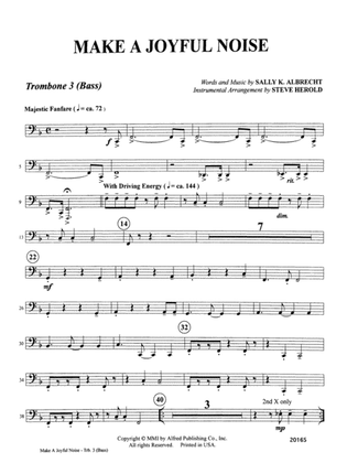 Make a Joyful Noise: 3rd Trombone