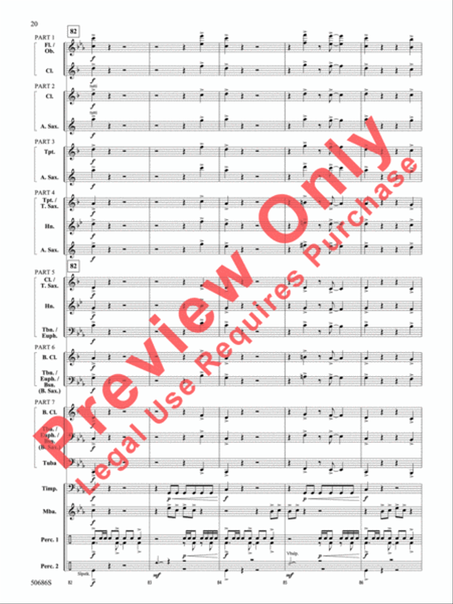 Tripwire Concert Band scores gallery preview page 21