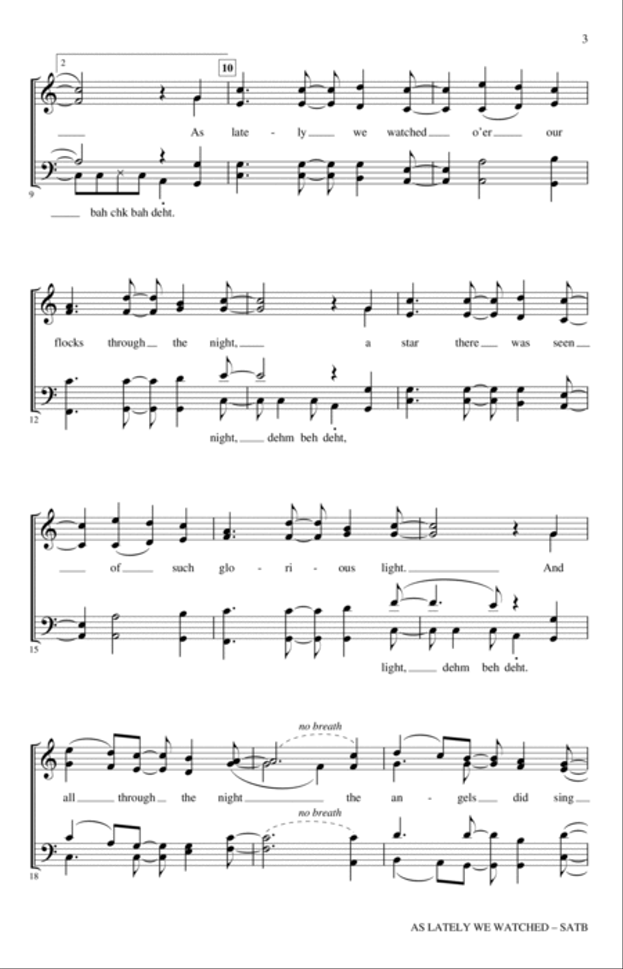 As Lately We Watched As Lately We Watched 4-Part scores gallery preview page 2