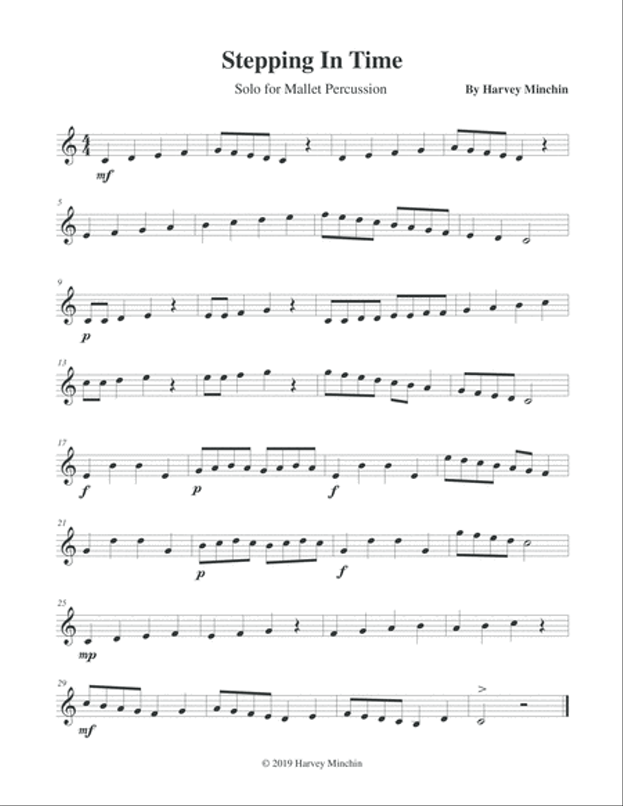 Seven Studies for Solo Mallet Percussion - Volume 1 image number null
