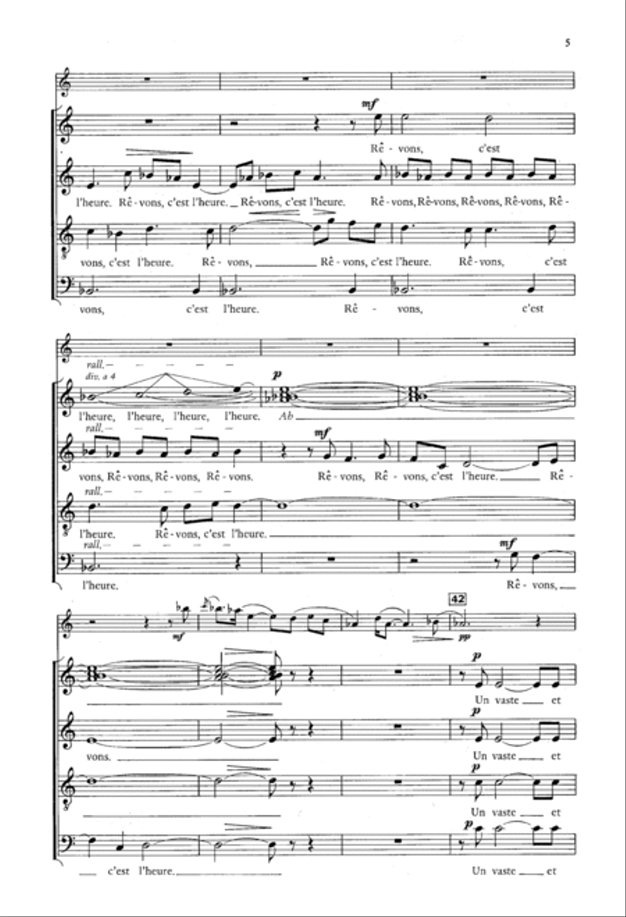 La Lune Blanche La Lune Blanche 4-Part scores gallery preview page 4